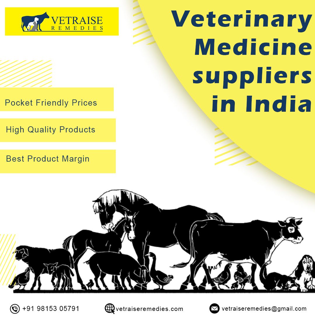 Veterinary Medicine suppliers in India Vetraise Remedies