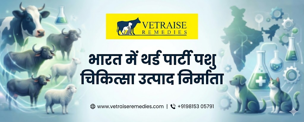 भारत में थर्ड पार्टी पशु चिकित्सा उत्पाद निर्माता