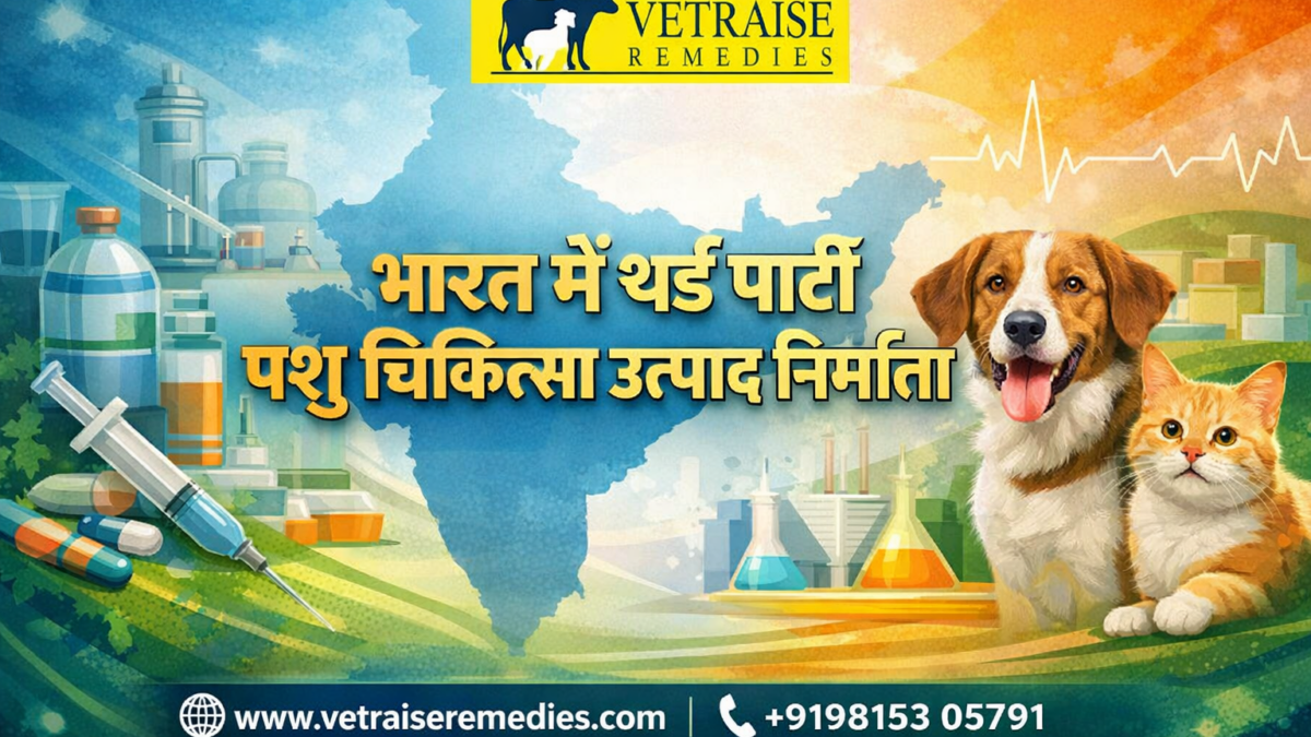 भारत में थर्ड पार्टी पशु चिकित्सा उत्पाद निर्माता